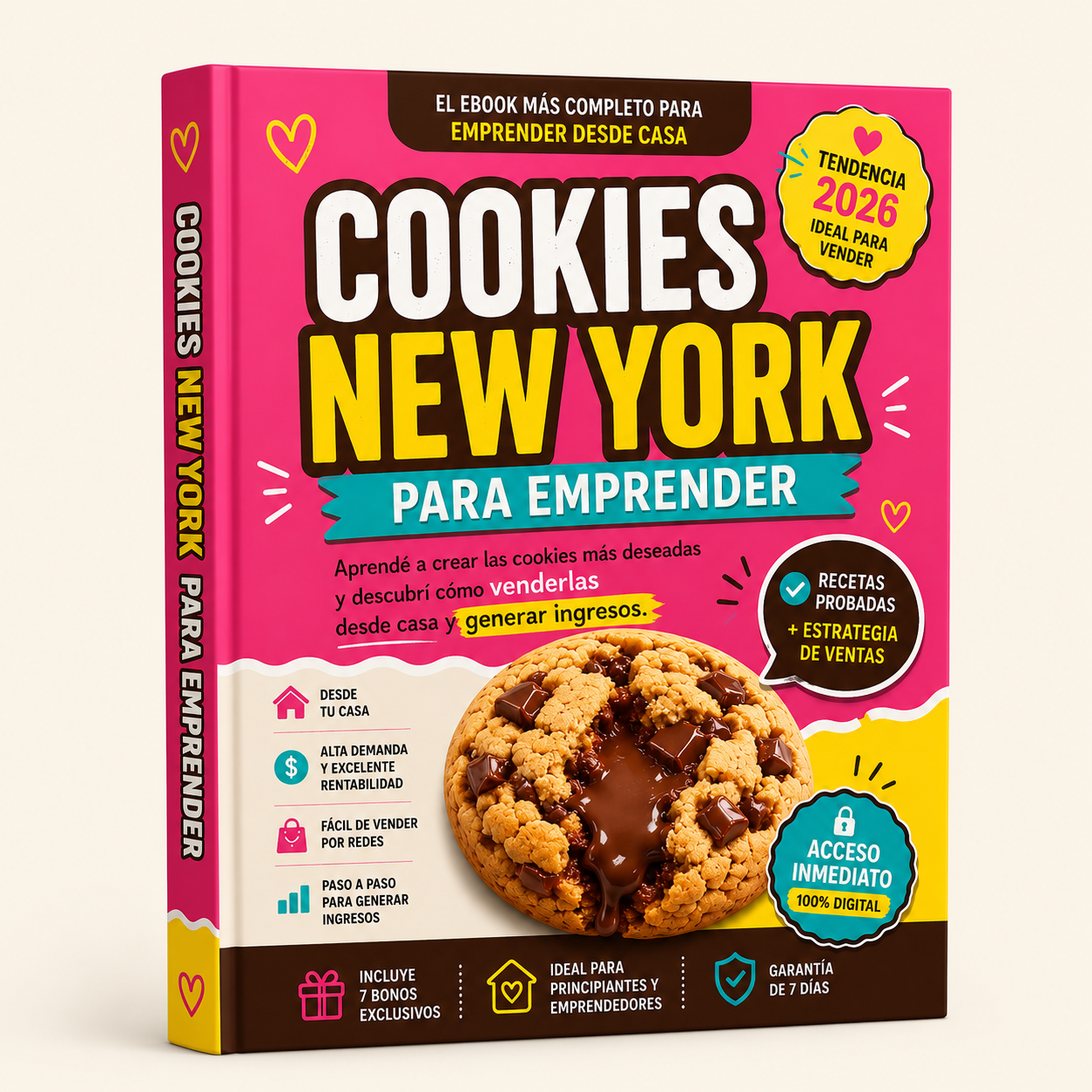 Cookies New York para Emprender + 7 BONOS de regalo