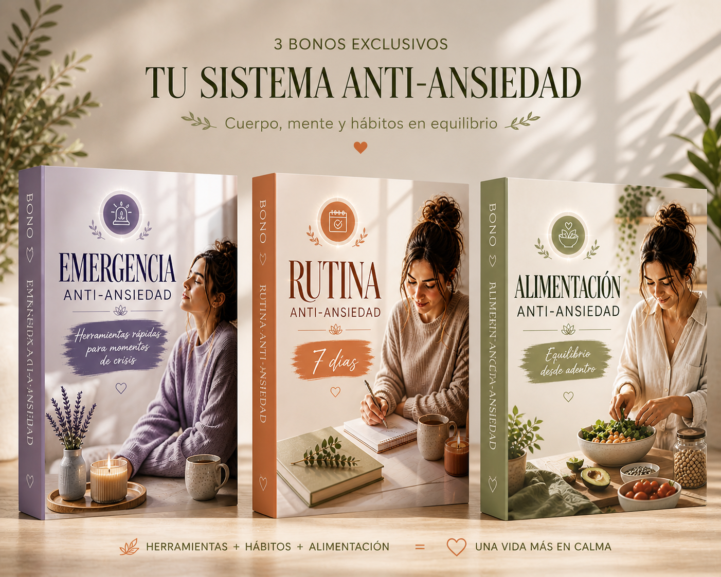 Libérate de la Ansiedad para Siempre + 3 Bonos exclusivos de REGALO