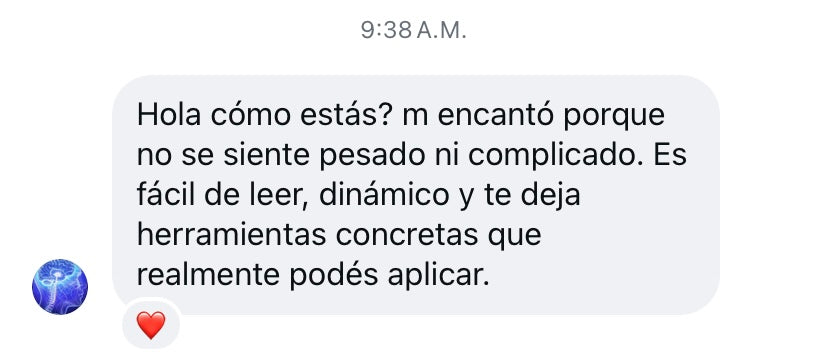 Testimonio real de una clienta