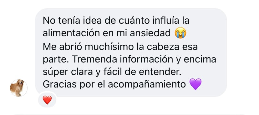 Testimonio real de una clienta