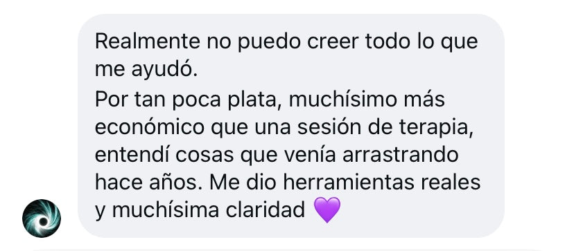 Testimonio real de una clienta